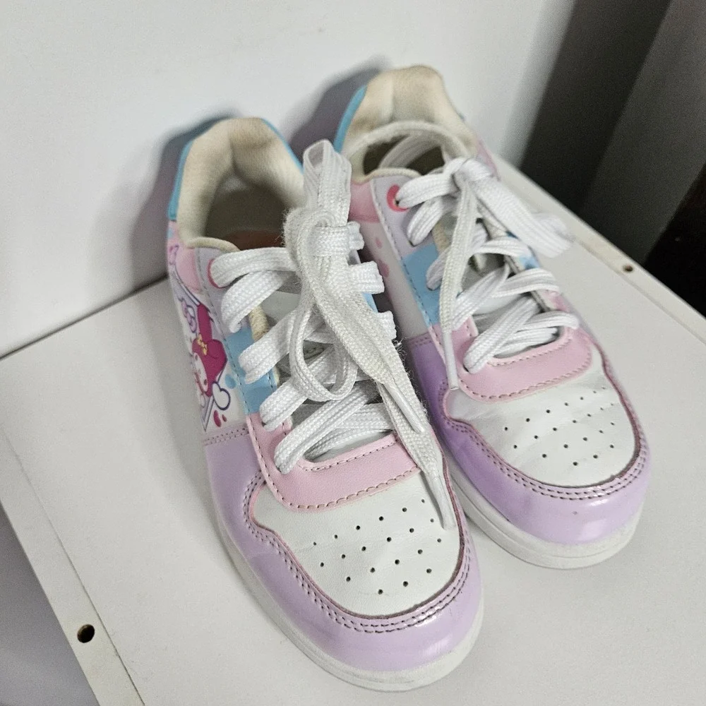 Sanrio Hello Kitty and Friends‎ My Melody Girls Sneakers Pastel Pink Purple 13 M